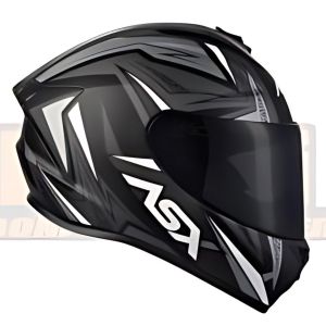 CAPACETE ASX DRAKEN VECTOR FOSCO PRETO/CINZA 60/L