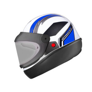 CAPACETE EBF AUTOMATICO BOLT/ TAMANHO 60 / BRANCO/AZUL