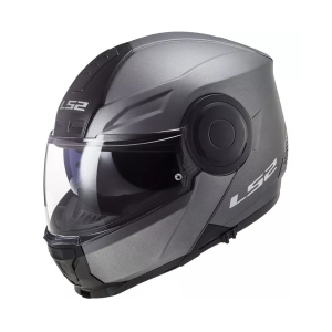 CAPACETE LS2 SCOPE FF902 MASK BLK/TITANIUM 62/XL