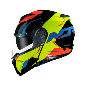 CAPACETE NORISK FORCE QUANTUM BLACK/HV/YELLOW 56/S