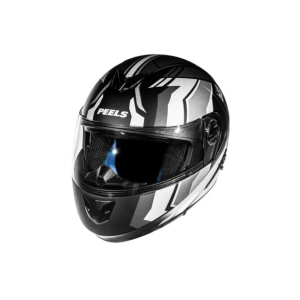 CAPACETE U-RB2 HOLD PRETO / PRATA / 64 / PEELS