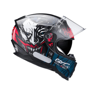 CAPACETE GP TECH ULTRA SV JOKER PRETO/AZUL/VERMELHO 56