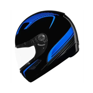 CAPACETE EBF NEW 7 POWER / TAMANHO 56 / PRETO/PRATA