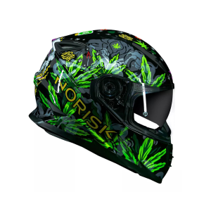 CAPACETE NORISK FF302 MAGIC SEEDS GREEN 56/S