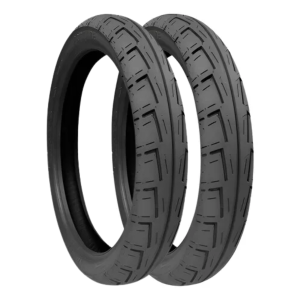 PAR PNEU 2.75-18 + PNEU 100/90-18 C/C PROTYRE BUD TURBO MAIS LARGO PARA TITAN