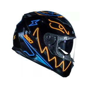 CAPACETE LS2 FF320 STREAM NEON BLUE/FLUO ORG 58