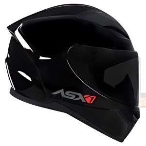 CAPACETE ASX CITY SOLID BRILHO PRETO/GRAFITE 58/M