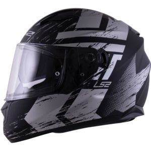 CAPACETE LS2 FF320 STREAM HUNTER MATTE BLACK / TITANIUM 56/S