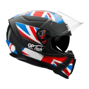 CAPACETE GP TECH ULTRA UK SV FOSCO AZUL-VERMELHO 58