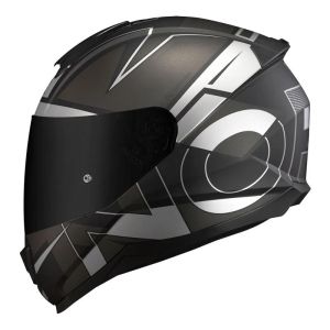 CAPACETE NORISK RAZOR AXIAL MATTE BLK/SILVER 56/S