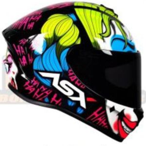 CAPACETE ASX DRAKEN QUEEN GLOSS BLA CK/YELLOW/PINK 58/M