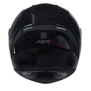 CAPACETE ASX CITY SOLID BRILHO PRETO/GRAFITE 60/L