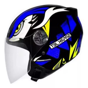 CAPACETE SPARK JET DRAGON 56 PRETO/AZUL