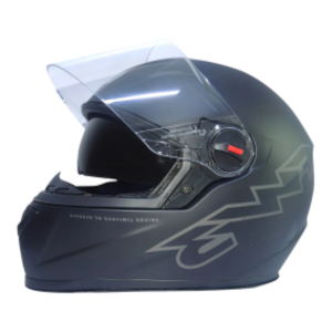 CAPACETE FW3 GTX CLASSIC COM OCULOS PRETO FOSCO 56