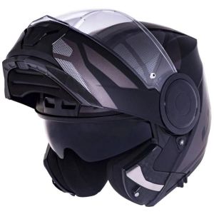 CAPACETE LS2 SCOPE FF902 MASK BLK/TITANIUM 62/XL