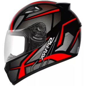 CAPACETE EBF SPIDER / TAMANHO 60 / PRETO/VERMELHO