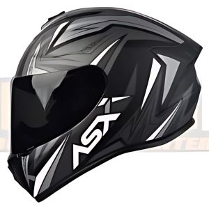 CAPACETE ASX DRAKEN VECTOR FOSCO PRETO/CINZA 60/L