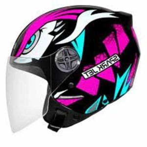 CAPACETE SPARK JET DRAGON 58 PRETO/ROXO