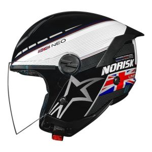 CAPACETE NORISK NEO GRAND PRIX UNITED KINGDON 60/L