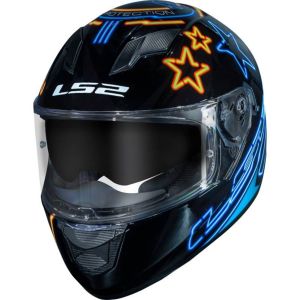 CAPACETE LS2 AIRFLOW OF562 INTERCEPTOR BLUE/RED 58