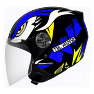 CAPACETE SPARK JET DRAGON 60 PRETO/AZUL