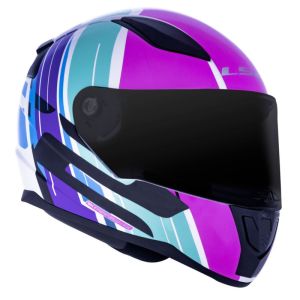 CAPACETE LS2 RAPID FF353 FLAG NEON FÚCSIA 56/S COD FAB: 222-163