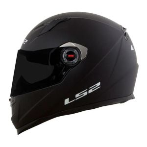 LS2 CAPACETE FF358 MONOCOLOR MATTE BLACK 60/L